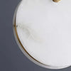 Lumis258 Sphère Verre Opalin et Laiton Minimaliste