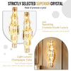 Harumi Cylindres Verre Transparent Art Déco
