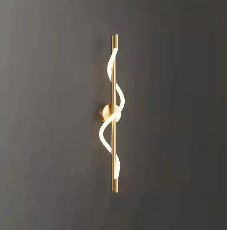 Applique Murale Anneaux Verre Transparent et Métal Noir Noire Ronde - Chambre Salle de Bain Salon — Horos