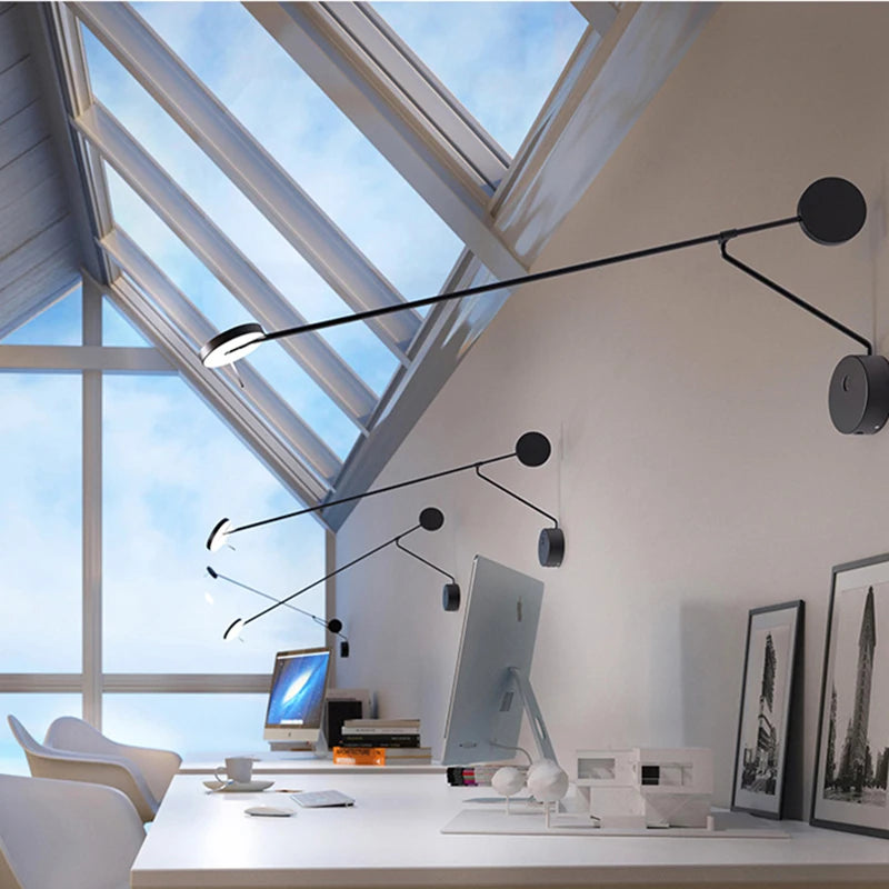 Nëris Bras Long Métal Noir Minimaliste