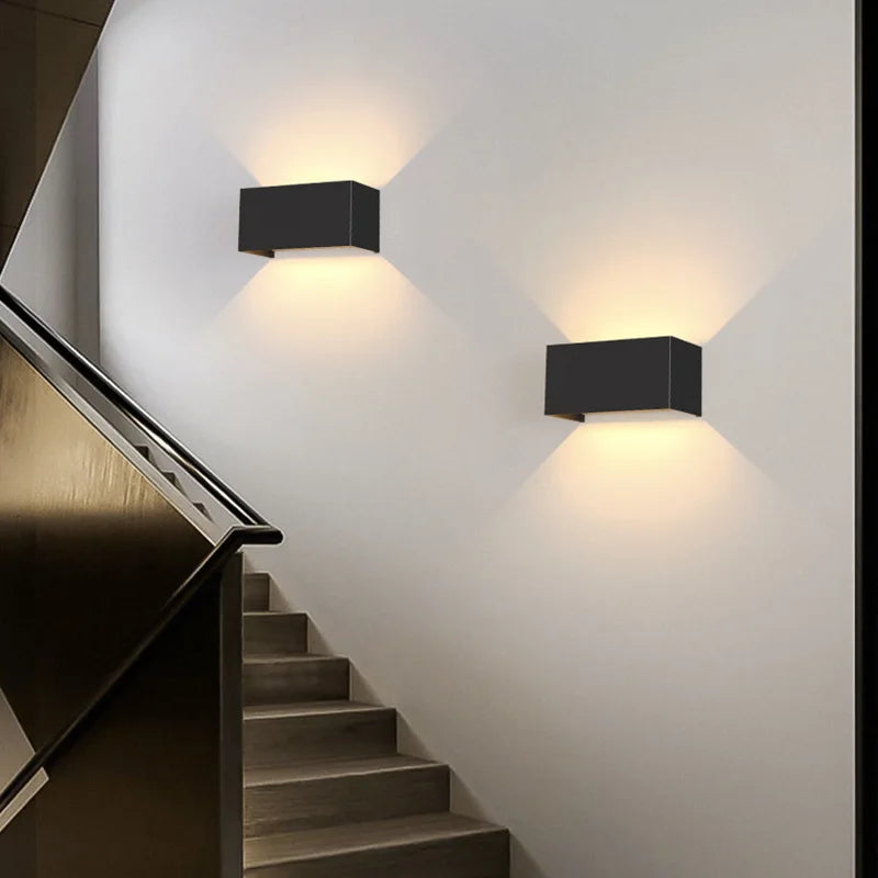Rectangle Métal Noir Minimaliste — Radium