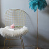 Lumis233 Plumes Rose Poudré Style Nordique