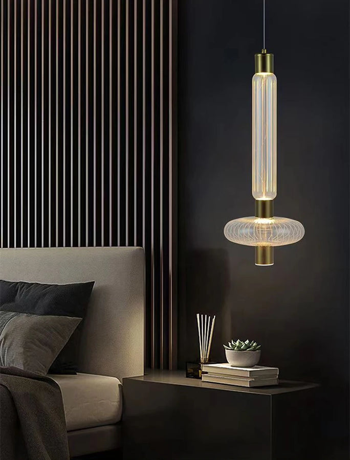 Reso Cylindre Tissu Noir et Blanc Graphique