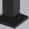 Lampadaire Cylindre Métal Noir Mat Minimaliste Design - Salon Bureau Chambre — Fuste