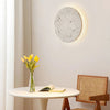 Applique Murale Cube Marbre Naturel Noir et Blanc - Chambre Salle de Bain Salon — Procyon