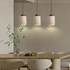 Suspension Cylindre Métal Noir Minimaliste Épuré Design - Chambre Salon Cuisine — Calypso