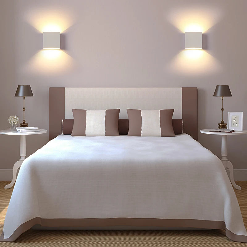Talx Cube Aluminium Blanc Minimaliste