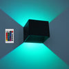 Rute Cube Aluminium Noir Épuré