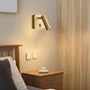 Applique Murale Cylindre Acier Noir Minimaliste Design Moderne Noire - Chambre Salle de Bain Salon — Grenat