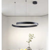 Hecate Anneau Aluminium Noir Minimaliste