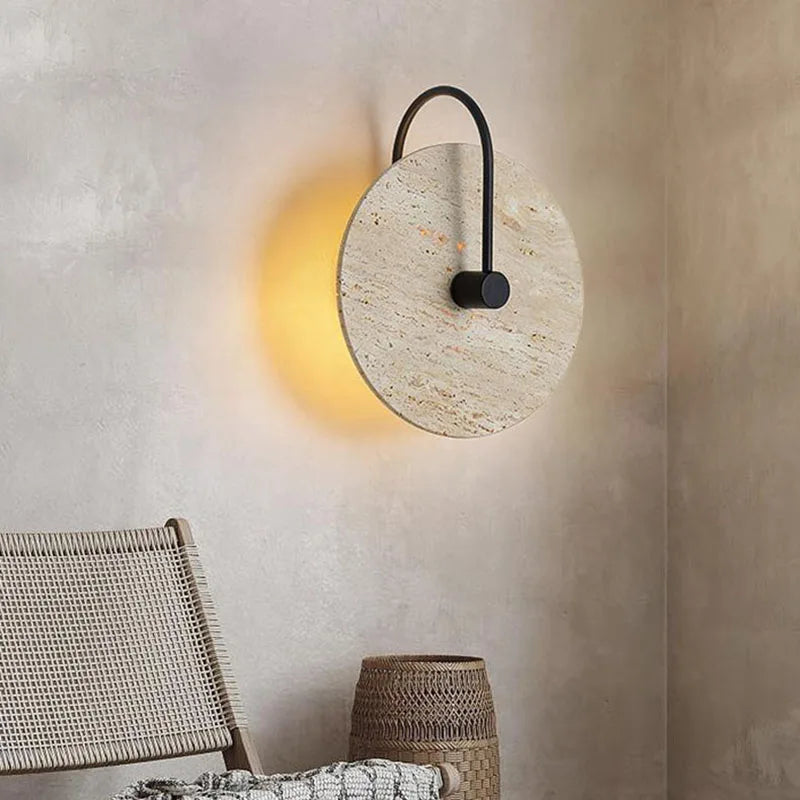 Adaeze Disque Pierre Naturelle Minimaliste