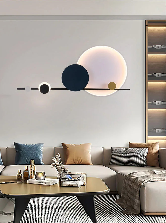 Natália Cercles Métal Multicolore Minimaliste