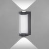 Cylindre Métal Noir et Verre Blanc — Pentos