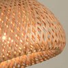 Suspension Dôme Bambou Tressé Naturel Épuré Design - Cuisine Chambre Salon — Adiza
