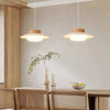Suspension Cylindre Marbre Blanc et Noir Épuré Design - Chambre Salon Cuisine — Helga