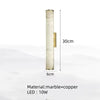 Geoffroy Cylindre Onyx Blanc et Laiton