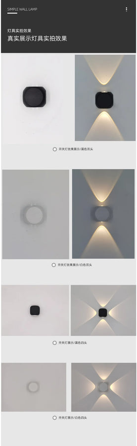 Haël Cube Métal Noir Minimaliste