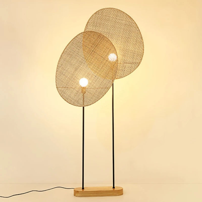 Turid Disque Rotin Tressé Minimaliste