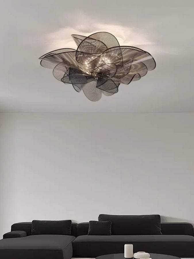 Tori Nuage Métal Noir Épuré