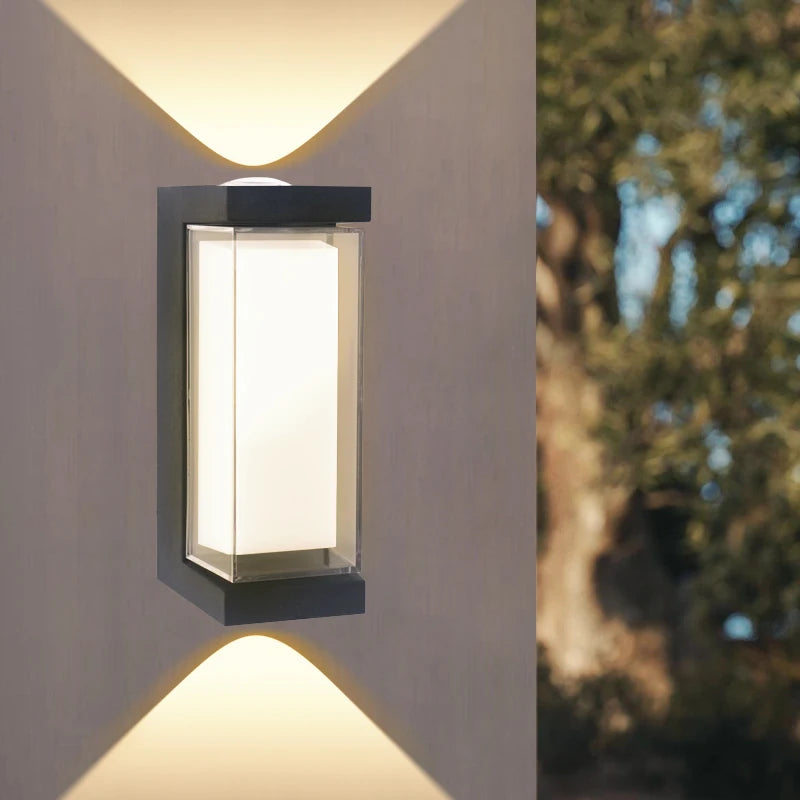 Cylindre Métal Noir et Verre Blanc — Pentos
