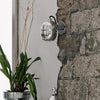 Applique Murale Cylindre Acier Chromé Industriel - Chambre Salle de Bain Salon — Denebola