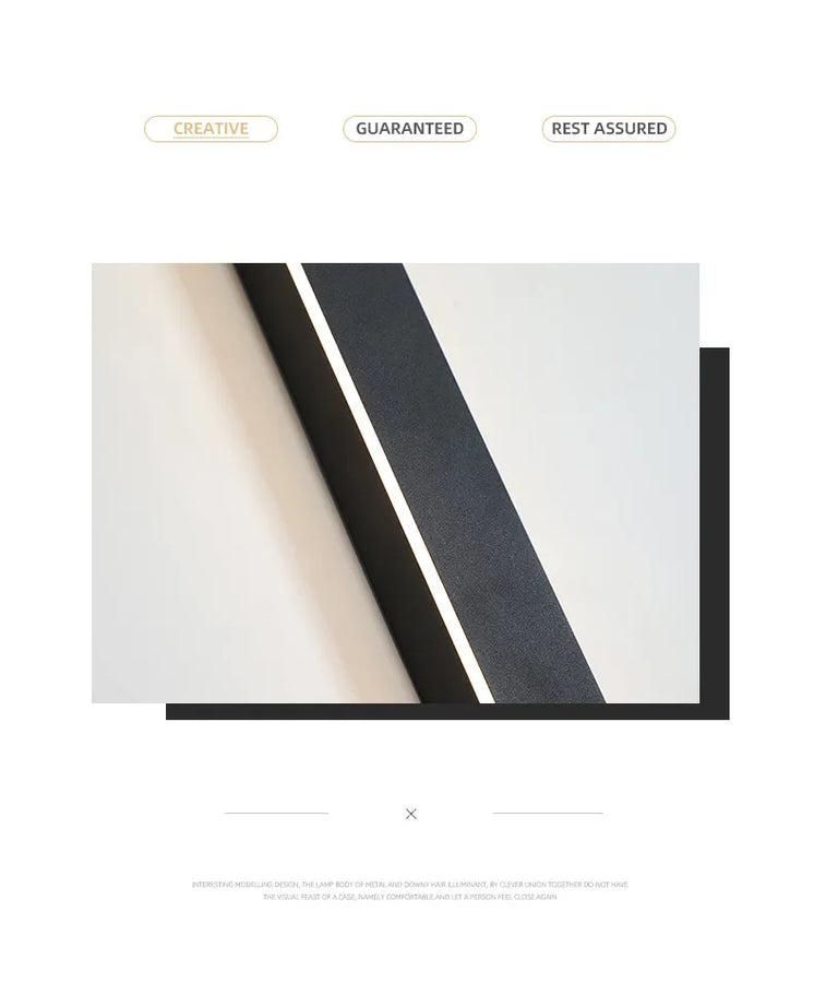 Edmond Ligne Acier Noir Mat Minimaliste
