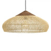 Suspension Lanterne Rotin Tressé Naturel Épuré Design - Cuisine Chambre Salon — Falot