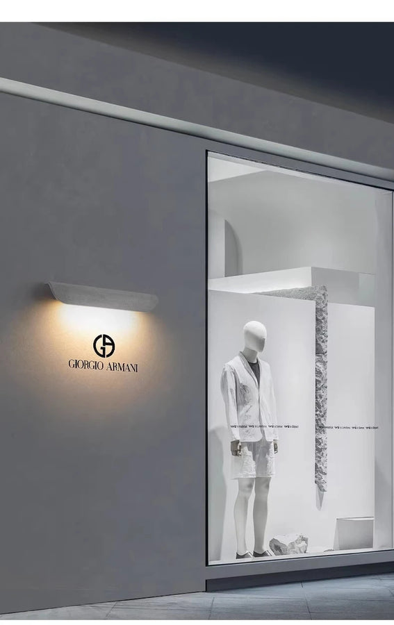 Brav Courbe Aluminium Blanc Minimaliste