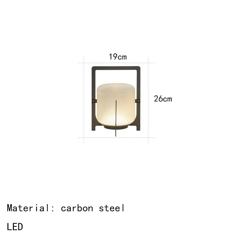 Lampadaire Lampe de Table Cylindre Tissu Beige Minimaliste Design - Salon Bureau Chambre — Stria et