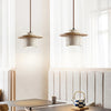 Suspension Cylindre Béton et Métal Marron Minimaliste Design - Chambre Salon Cuisine — Hypatia