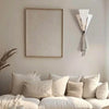 Ashanti Éventail Métal Brossé Art Déco