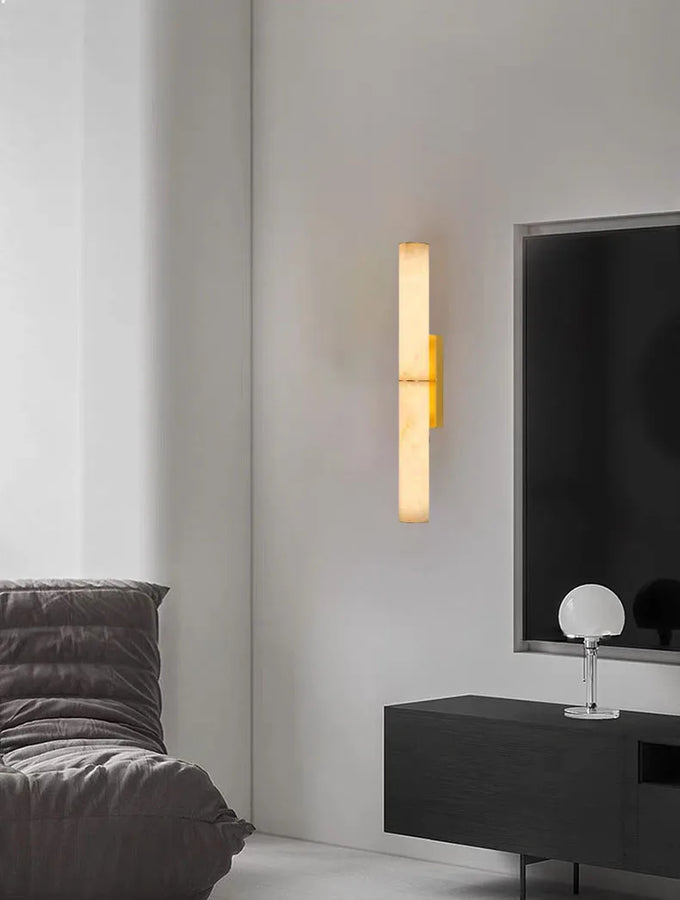 Rael Cylindre Albâtre Beige Minimaliste