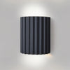Applique Murale Cylindre Bois Texturé Minimaliste Design Moderne - Chambre Salle de Bain Salon — Colure