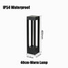 Lampadaire Lanterne Métal Noir Minimaliste Design - Salon Bureau Chambre — Falot