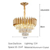 Luísa Cascade Cristal et Métal Doré Art Déco