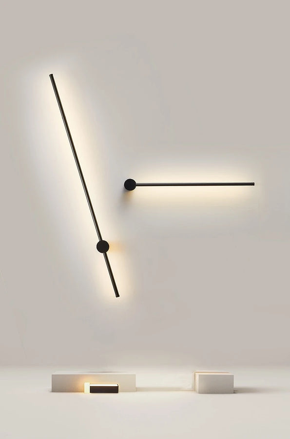 Pegah Cylindre Métal Noir Minimaliste I