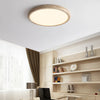 Plafonnier Anneau Bois Naturel Minimaliste Design Moderne - Salon Chambre Salle à Manger — Altair