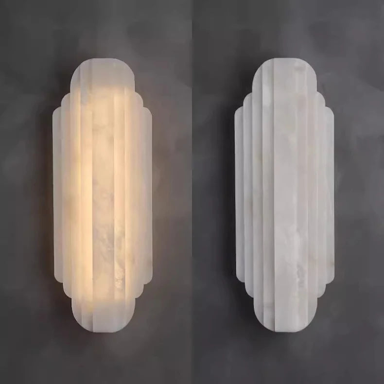 Yasaman Cylindre Verre Blanc Art Déco