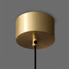 Suspension Cylindre Verre Fumé et Métal Noir - Chambre Salon Cuisine — Denebola