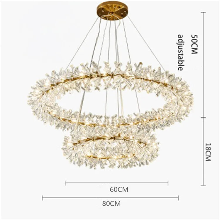 Kora Cristal et Métal Doré Éclatant