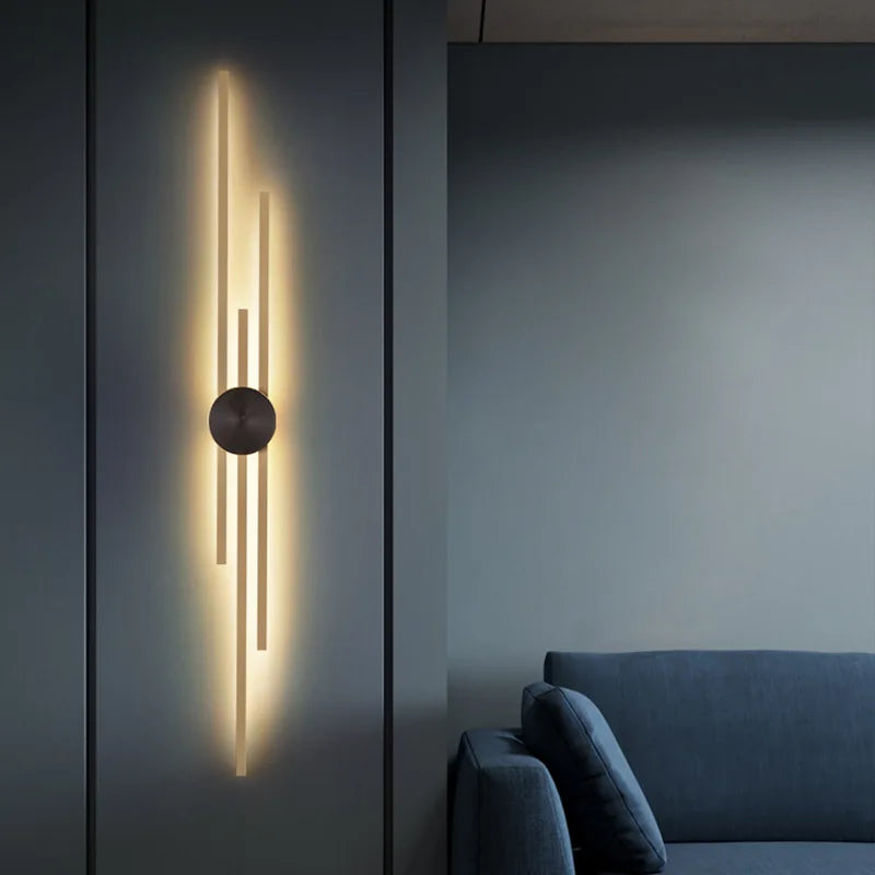 Una Barre Métal Noir Minimaliste B