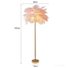 Lumis233 Plumes Rose Poudré Style Nordique
