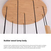 Sonia Anneaux Bois Clair et Verre Opalin