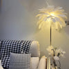 Lumis233 Plumes Rose Poudré Style Nordique