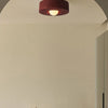 Lund Cylindre Tissu Bordeaux Minimaliste