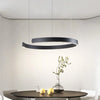Hecate Anneau Aluminium Noir Minimaliste