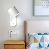 Applique Murale Cylindre Métal Blanc Minimaliste Design Moderne Blanche - Chambre Salle de Bain Salon — Fereshteh
