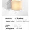 Mouloudji Cylindre Verre Opalin Minimaliste