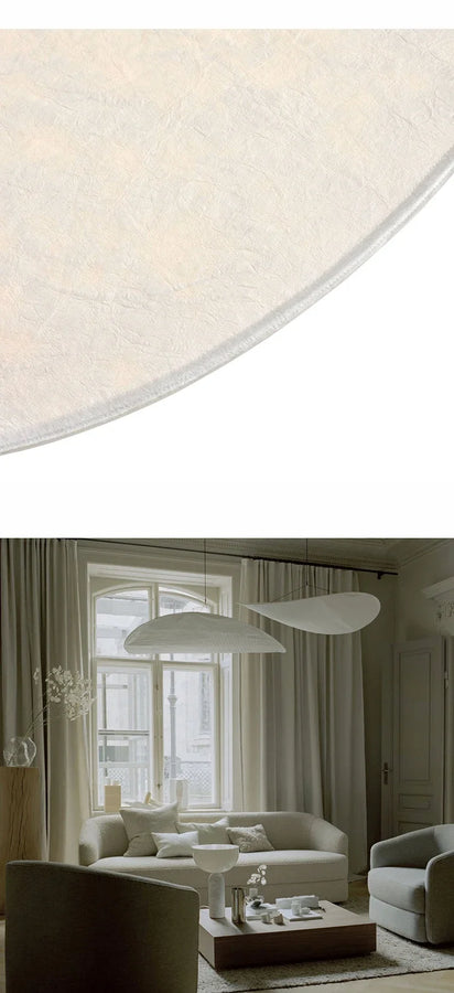 Sela Nuage Tissu Blanc Minimaliste