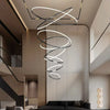 Svea Spirale Anneaux Métal Doré Contemporain